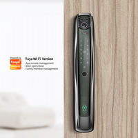 Serrure de porte intelligente SMARTEK I10 avec reconnaissance faciale 3D, fermeture automatique, empreinte digitale, caméra numérique, application Tuya, Wi-Fi, scanner oculaire