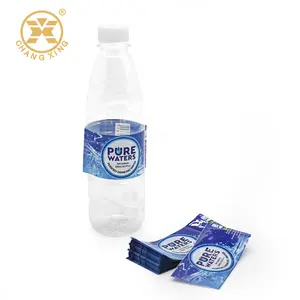 PET PVC Food Product Plastic Shrink Sleeve Custom Printed Bottle Water Packaging Label