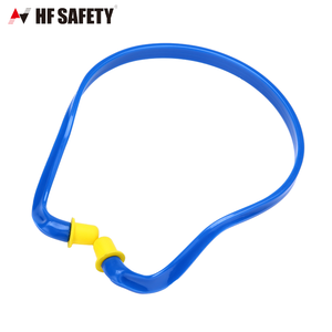 Tapones para los oídos de seguridad de fábrica con cancelación de ruido al por menor Tapón para los oídos de espuma amarilla con cordón de silicona - Product Image 5