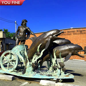 Estatuas populares de <span class=keywords><strong>Poseidón</strong></span> de bronce clásico griego - Product Image 4