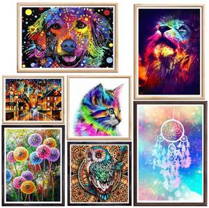 Tùy chỉnh chất lượng cao 5D kim cương nghệ thuật bức tranh tường tùy chỉnh DIY pha lê sơn trong bất kỳ kích thước mô hình - Product Image 4