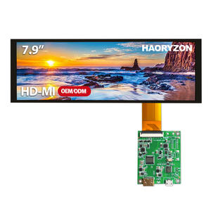 Haoryzon หน้าจอ <span class=keywords><strong>LCD</strong></span> TFT 7.9นิ้วแบบยืดได้400x1280โมดูล <span class=keywords><strong>LCD</strong></span> แบบพาโนรามาแบบเส้นตรงสำหรับอินเทอร์เฟซ HMI PLC ในอุตสาหกรรม - Product Image 1