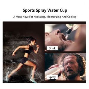 Bouteille d'eau sport isotherme double paroi en PE de 500 ml pour le VTT et les activités de plein air, vente en gros, bouteille à boire directement - Product Image 2