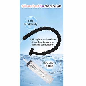 Suara uretra silikon dengan jarum suntik sumbat Penis berongga stimulasi bunyi uretra irigasi, mainan seks dewasa untuk pria - Product Image 4