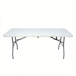 Mesas Plegables Ajustables de Alta Calidad para Fiestas, Mesas Plegables Portátiles de Plástico Rectangulares de 6 y 8 Pies - Product Image 4