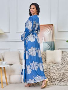 Turbans modestes en laine de style arabe pour femmes, ensemble deux pièces européen et américain à col en V et manches longues, effet <span class=keywords><strong>bronz</strong></span>é - Product Image 6