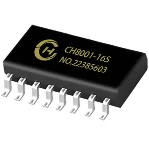 CH8001 16 פין מוסיקה קול שבב reprogrammable מובנה פלאש נהג 0.5 רמקול סידורי בקרת אודיו השמעה