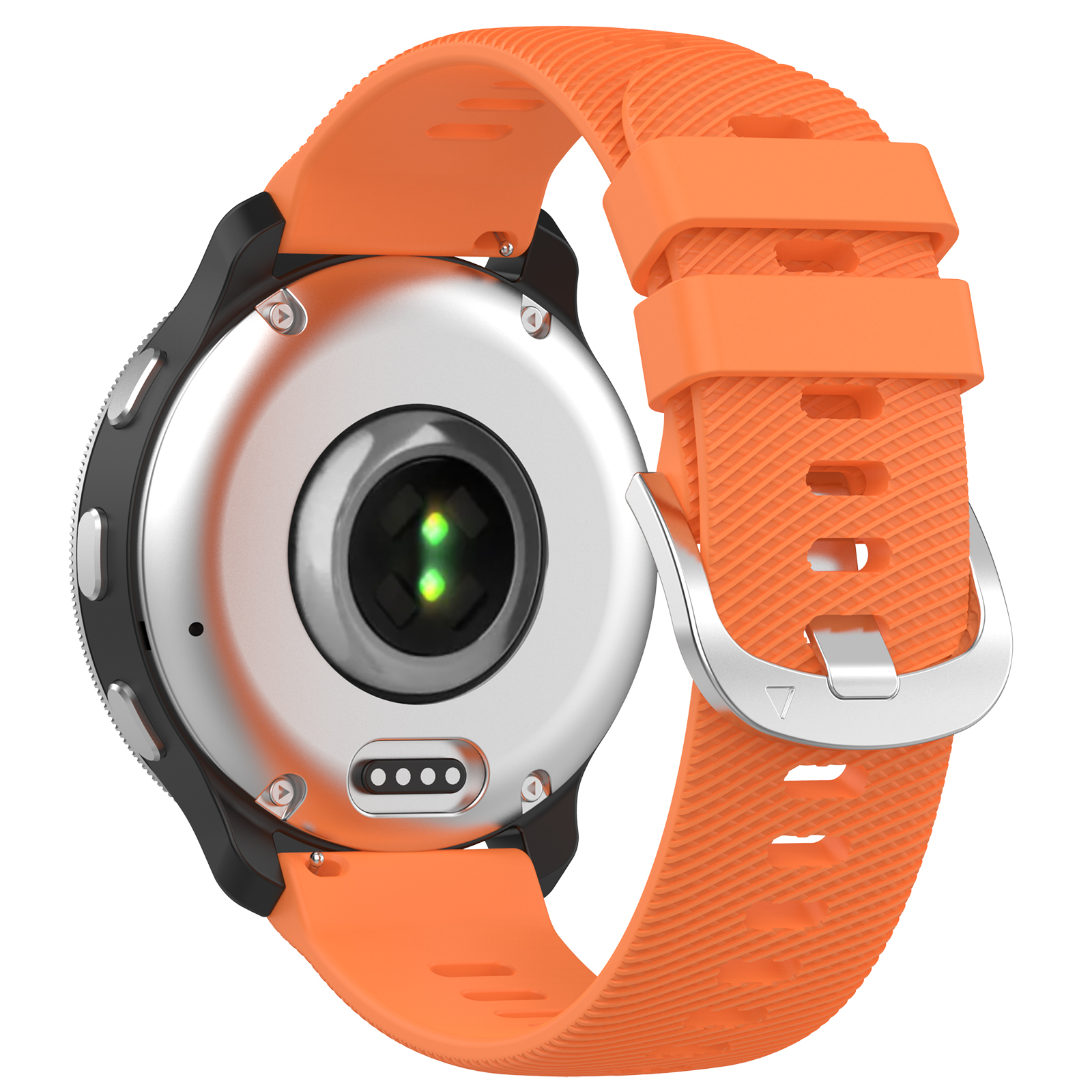 Silicone Strap for Gamin Vivoactive4 18mm 20mm 22mm Watch Band with Cross Pattern Silicone Correa