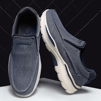 2024 hommes toile chaussures à la mode taille 39-48 marche Style décontracté Sport baskets pour hommes semelle épaisse chaussures