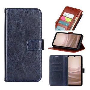 Leather Phone Cases For Sharp Aquos wish 737 704SH 707SH SH-53C SHG10 SH-M24 Basio Active SHG09 Card Holder Flip Cover