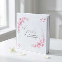 Livre d'or de mariage personnalisé avec impression de stylo pour messages des invités