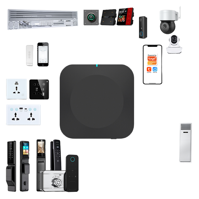 Security System Smart Home Devices Hotel App Control 2.4G 5GHz WiFi Wall-mounted Dual Band BT Wireless Communication Gateway Hub