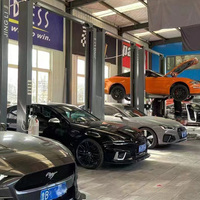 CE onaylı yüksek kaliteli hidrolik çift sütun portal asansörler çift genişlik 2 sonrası araba asansör 10,000 lb sınırı