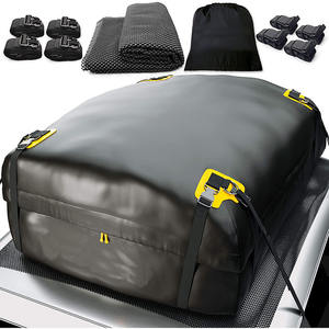 Sac de toit de voiture en PVC imperméable sur mesure en gros avec sac de chargement, protection solaire, accessoire extérieur, porte-bagages de toit - Product Image 1