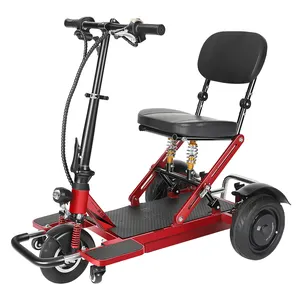 Driewielige Scooter Volwassen Open Elektrische Driewieler 3-wiel Scootmobiel 48V/250W Borstelloze Gehandicapte Scooters