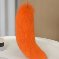 Porte-clés en bois en forme de queue de renard, accessoire en bois véritable, breloque de sac en peluche pour femme, nouveau style chinois