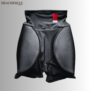 Shorty sculptant taille haute pour <span class=keywords><strong>femme</strong></span> avec coussinets intégrés, effet ventre plat et rehaussement des fesses - Product Image 3