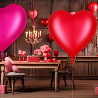 63 pouces saint valentin géant Extra Large amour ballon mariage fiançailles anniversaire fête décorations proposition Confession