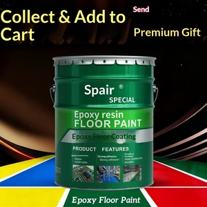 Peinture de sol autolissante en résine époxy, liquide antidérapant et résistant à l'usure pour ateliers, usines, parkings - Product Image 4