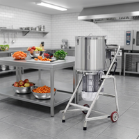 Professionele commerciële snijmachine |   RVS behuizing |   90 graden kantelbaar ontwerp voor catering & restaurants