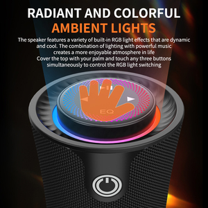 ลำโพงบลูทูธ T16 IPX5เบา RGB 80W 2.1ช่องกันน้ำได้ลำโพงบลูทูธสไตล์เอวเล็กมีซับวูฟเฟอร์เบสลึกปุ่มหมุนได้ - Product Image 5