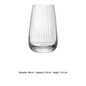 Vaso para Bebidas Luigi Bormioli 51 cl, Altura 14.2 cm, Diámetro 8.8 cm, para Mixología y Cócteles - Product Image 3