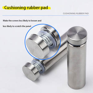 Профессиональная заглушка для стен, маленькие желтые металлические детали, алюминиевый стеклянный держатель, рекламный гвоздь, противостояние, болты, знак, противостояние - Product Image 3