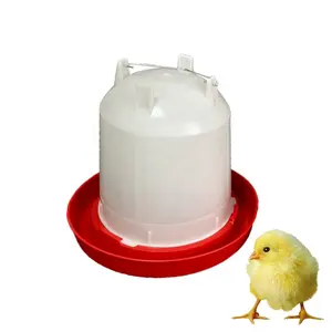 Pezón de plástico para aves de corral, alimentador de pollos y agua para pollos