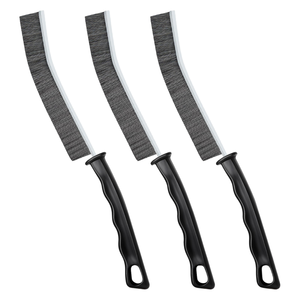 Brosse <span class=keywords><strong>de</strong></span> nettoyage des fentes TDF avec manche en plastique écologique et poils rigides <span class=keywords><strong>pour</strong></span> le nettoyage des rainures <span class=keywords><strong>de</strong></span> fenêtre et des interstices <span class=keywords><strong>de</strong></span> salle <span class=keywords><strong>de</strong></span> bain - Product Image 2