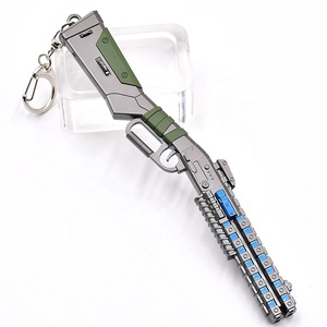 Offre Spéciale 16cm fusil de chasse modèle porte-clés de légendes <span class=keywords><strong>APEX</strong></span> personnalisé métal pistolet porte-clés Souvenir porte-clés pendentif pour la décoration - Product Image 4