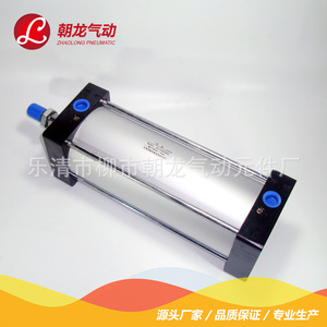 กระบอกลมนิวแมติกอลูมิเนียมอัลลอยด์มาตรฐาน Zhaolong รุ่น SC100 25 75 100 150 175 200 300 400 แบบสองทางพร้อมคุณสมบัติแม่เหล็ก - Product Image 2