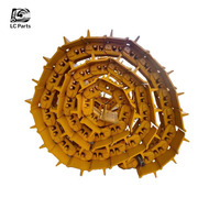 Cat D7 D7E D7R D7G D7H Bulldozer Track Chain Assembly pour CAT Undercarriage Track Shoe Replacement Track Link Group Kit
