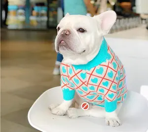 Wholesale Recommended Shenzhen Pet Clothes Designer Snowsuit Warm Sweater Luxury Pet Clothes