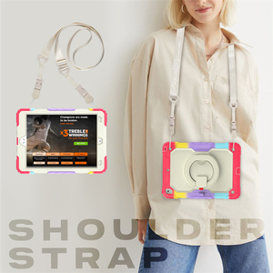 Étui robuste pour tablette à rotation 360 degrés pour <span class=keywords><strong>iPad</strong></span> <span class=keywords><strong>10</strong></span>,<span class=keywords><strong>2</strong></span> <span class=keywords><strong>pouces</strong></span> 9e/8e/7e génération 2021/2020/2019 avec bandoulière - Product Image 6
