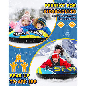 Wholesale Dry Ski Donut Slide Tire Tyre <b>Tube</b> Sled Sledges <b>Snow</b> Tubing <b>Snow</b> <b>Tube</b> Outdoor Rainbow Slide - Product Image 2