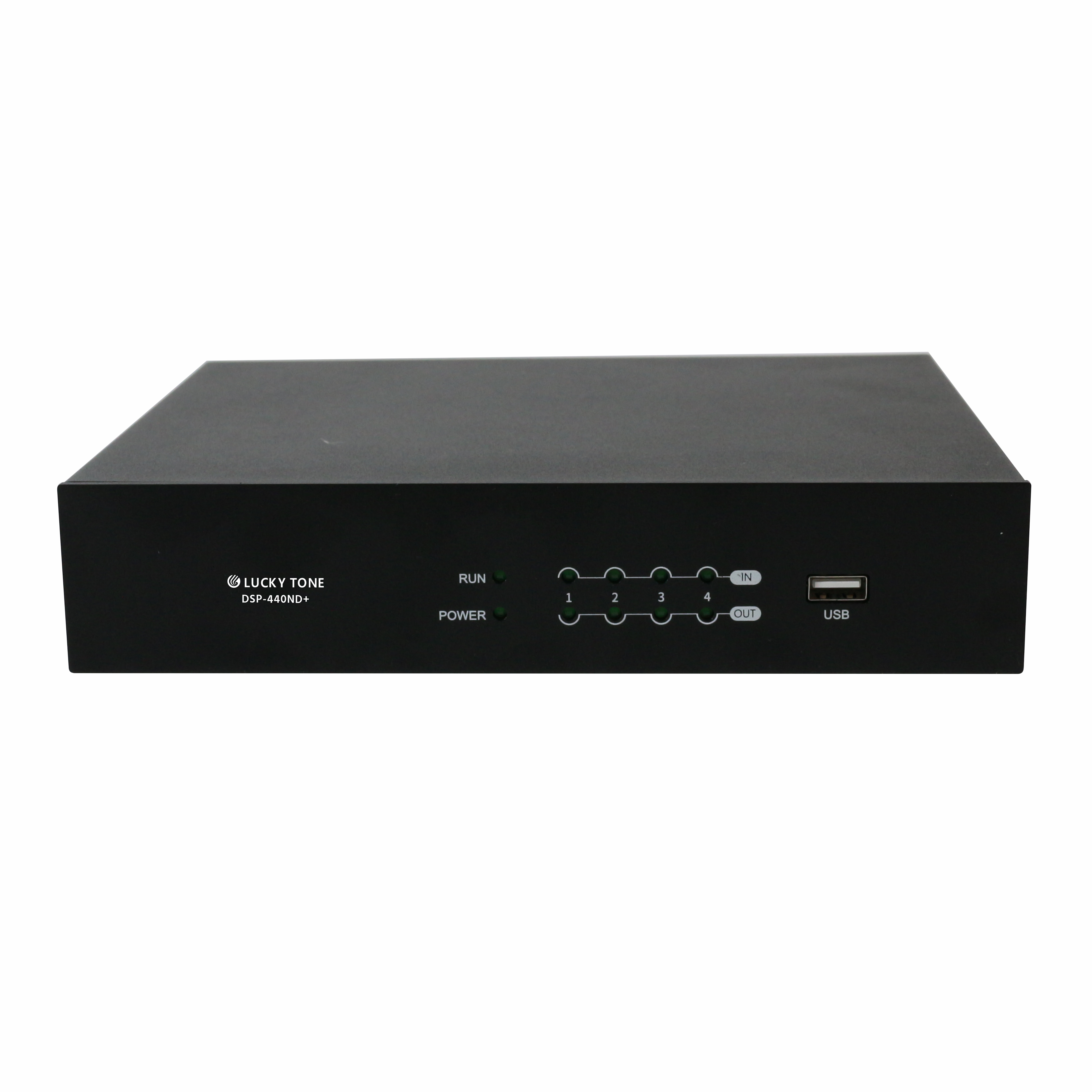 Аудиопроцессор Dante 4 в 4 Out DSP с USB звуковой картой для воспроизведения музыки/записи и видеоконференции