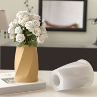Moule en silicone style nordique pour vase torsadé rotatif, pot de fleurs en plâtre/ciment DIY, récipient pour bougie d'aromathérapie, modèle abrasif
