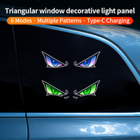Luces LED Solares de Ambiente para Ventanas de Auto, Diseño Nuevo, Venta al Por Mayor, Luces Decorativas de Diseño Personalizado, Garantía de 12 Meses