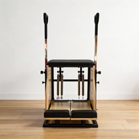 Chaise Wunda de Pilates professionnelle avec doubles poignées, ressorts réglables et pédales séparées, idéale pour la maison, le studio, la remise en forme et la rééducation