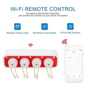 Jebao Wifi Doseerpompen Automatische Doseermachine 3.1/3.4/2.4 DP-4M 2/4 Hoofd Titratie Voor Zee Rif <span class=keywords><strong>Aquarium</strong></span> <span class=keywords><strong>Aquarium</strong></span> <span class=keywords><strong>Aquarium</strong></span> Accessoires - Product Image 2