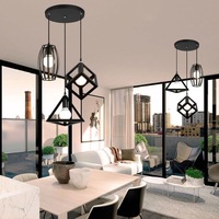 Lampu Gantung LED Nordic Mewah Tipis dengan Ketinggian yang Dapat Disesuaikan, Cahaya Putih Hangat/Dingin untuk Ruang Makan/Ruang Tamu Restoran