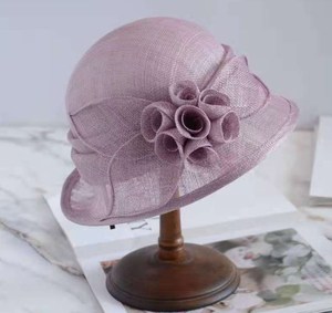 Nouveaux Chapeaux d'église élégants en fil de soie pour femmes, à large bord en sinamay, style distinctif, pour le sport, les affaires, la pêche, les fêtes, vente en gros - Product Image 5