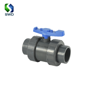 SWD ASTM /ISO/BSPT STANDARD IRRIGATION PVC SINGLE UNION <strong>BALL</strong> <strong>VALVE</strong> 50MM - Product Image 1