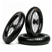 Kit de transformation Motard Surron Light Bee X LBX 17 pouces, stock US, moyeu CNC noir, pneus routiers CST, amélioration des performances de moto électrique