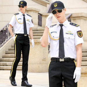 ชุดยูนิฟอร์มรปภ.สีขาวแบบคลาสสิกสำหรับขาย - Product Image 4