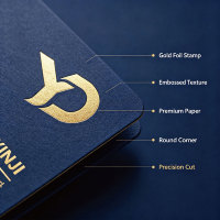 Cartes de visite personnalisées en papier fantaisie avec logo personnalisé, options de couleur et marquage à chaud pour la promotion de la marque