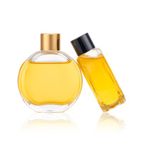 Diffuseur de parfum d'ambiance en vrac, flacon en verre transparent vide de 100 ml avec emballage en boîte