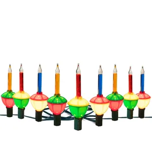 9 Traditional Multicolor Bubble Lights UL Listed for Holiday Christmas Celebrations Lighting