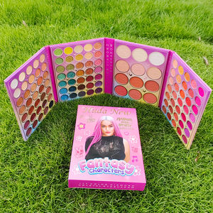 Paleta de Sombras de Ojos Vegana Hudanew, Nueva Colección <span class=keywords><strong>Karol</strong></span> <span class=keywords><strong>G</strong></span>, Alta Pigmentación, 4 Páginas, Maquillaje, Sombra de Ojos - Product Image 3