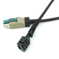 Câble d'alimentation USB 12V 8 broches 3A à charge rapide, blindé en PVC, double IDC 14 broches pour Huilfon Verifone VX810/VX820/VX805